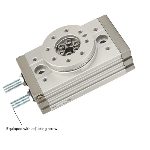 Pneumatic Rotary Actuator Built To Last With Rugged High Strength Rotary Air Cylinder And 0 To 190 Degrees Angle Adjustability For Chemical Industry