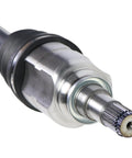 CV Axle Shaft Assembly Left Front Driver Side NCV69583 Drop In Premium OE Fit Balanced For Smooth Vibration Free Performance With High Grade Materials And Durable Front Left Axle Replacement close-up of splined end