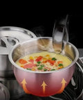Durable 430 Stainless Steel Steamed Egg Bowl With Lids For Steaming Storage And Serving V Shaped 12x7cm Leakproof Kitchen Tableware