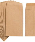 500 Pack Self Adhesive Kraft Paper Small Coin Envelopes for stamps, seeds, and small parts storage, 2.25 x 3.5 inches