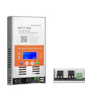 60A MPPT Solar Charge Controller V124 Upgraded For 12V 24V 48V Rigs, Auto Detect, LCD display, wiring terminals visible