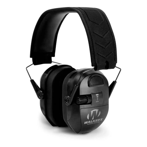 Ultimate Power Earmuffs For Hunters And Range Shooters With 26dB NRR Noise Reduction Wireless Electronic Hearing Protection With AFT All Day Comfort Enhanced Sound Awareness Includes 2 AAA Batteries