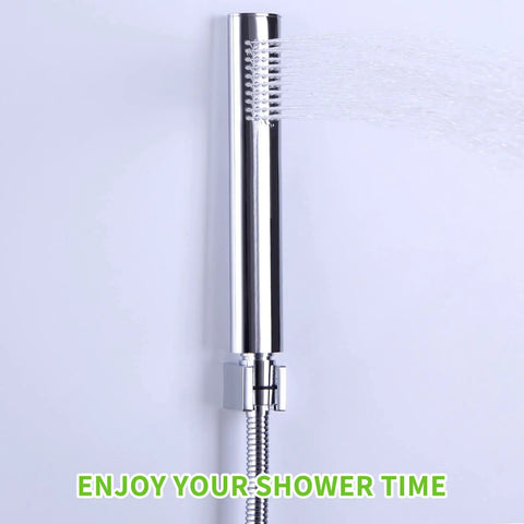 Heavy Duty Shower Head Holder Wall Mount In Chrome Brass Wand Bracket For Sprayer No Nonsense Rock Solid Mount