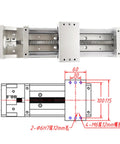 Sliding Table Linear Guide Rail Motion Stage For CNC Router X Y Z Axis Aluminum SFU1605 Module Pro Grade 500mm Travel