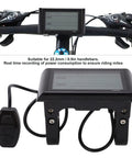 LCD S900 Display Panel for 36V/48V electric bikes with handlebar mount and controller compatibility with JN and Pasion kits.