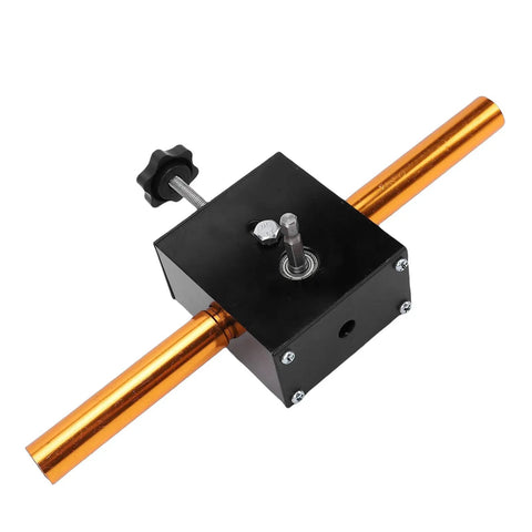 Automatic Wire Threading Tool For Wall Concealed Wiring Electric Wire Puller For 3 To 8mm Cables With 10mm Socket Drill Attachment, black metal body and gold shaft