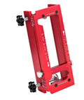 Adjustable Router Jig For Doors With Aluminum Hinge Mortising Template Kit And Precision Depth Gauge Fits 2.5 To 5 Inch Hinges