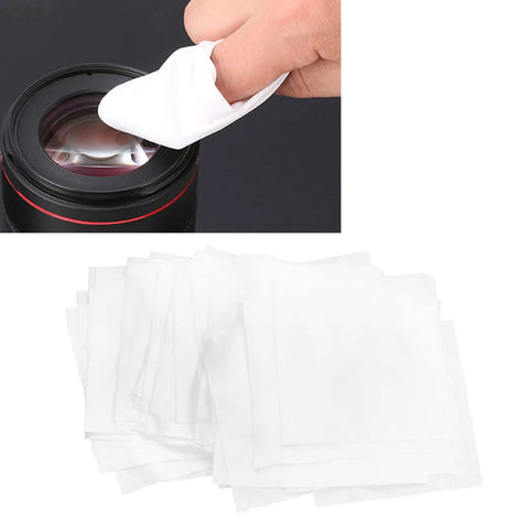 Pro Grade Polyester Fiber Cleanroom Wiper Cloths 200 Pack Lint Free Heavy Duty cleaning a camera lens.