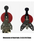 Top view of Granite Drill Guide With Suction Base for Precise Hole Drilling and Smooth Surfaces, dimensions shown.