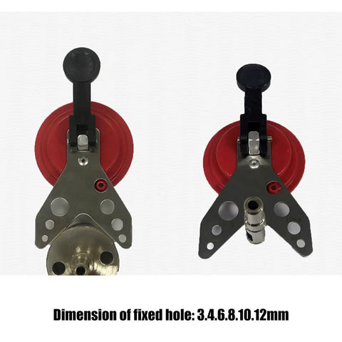 Top view of Granite Drill Guide With Suction Base for Precise Hole Drilling and Smooth Surfaces, dimensions shown.