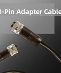 M12 8 Pin Male To Female Connector Cable For Industrial Waterproof Sensor Extension Wire A Coded Safe Signal Cord Built Tough