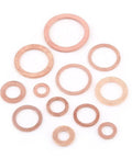 Killer Copper Flat Washers 280 Pcs Set 12 Sizes Screws Bolts Fasteners Storage Case High Conductivity Electrical Grounding Thermal Dissipation Pro Gear Current Flow Durable Reliable Perfect For Diy Pros copper washers assorted sizes