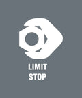Limit stop symbol for Joker Switch Ratcheting Combination Wrench Set Four Piece Angled Jaw Design With Locking Mechanism And Metal Jaw Plate
