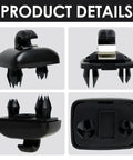 Audi Sun Visor Clip Replacement For Q5 And More ABS Interior Clip Holder Hook details in pack of 2.