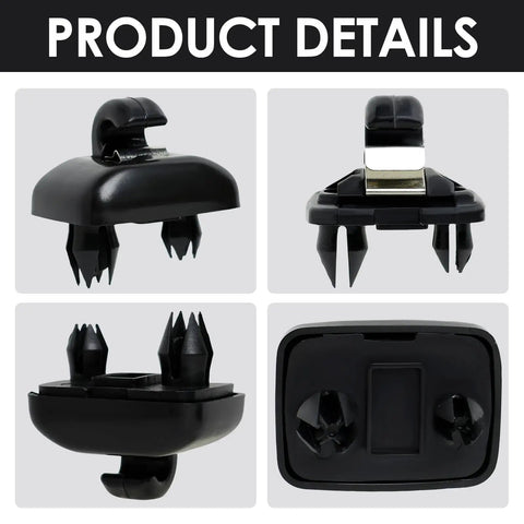 Audi Sun Visor Clip Replacement For Q5 And More ABS Interior Clip Holder Hook details in pack of 2.