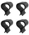 Four Pack Sofa Rattan Furniture Clamps 50mm Black Plastic Non Slip Wicker Patio Clip Chair Fastener Module Connector For Outdoor Couches And Lounge Sets