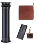 18L Coffee Knock Box For Coffee Shops, Bars And Home, Floor Standing Commercial Espresso Grounds Bin With Removable Inner Bucket, Includes Brush, Towel And 25 Bags