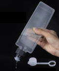 Hand pouring water from Hiking Hydration Bottle With Protective Dust Cover Leakproof And Lightweight Water Holder for trails