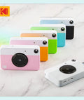Printomatic Instant Color Photo Camera With 5MP Sensor And Zink 2x3 Sticky Back Paper Pocket Sized Easy To Use Point And Shoot No Fuss Great For Parties And Creative Projects Gift For Birthdays And Holidays, five-color lineup