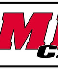 COMP Cams logo with red and black lettering and checkered flag motif