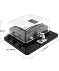 6 Way DC 12 To 32V Blade Fuse Box Holder With LED Warning Light And Protective Cover for Automotive Car Boat Marine Trike