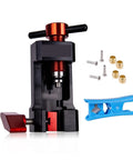 Pro Bike Hydraulic Disc Brake Tool Kit With Pneumatic Grippers, Oil Needle Install Tool, Hose Cutter, Aluminum Alloy, Universal Fit