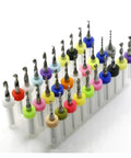 Carbide PCB Drill Bit Set For PCB Circuit Boards And Plastic Drilling 10 Mini Drill Bits Ranging 3.1 To 6.0mm With 1/8 Inch Shank
