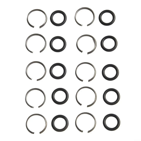 10 Pack Half Inch Socket Retainer Kit With Metal O Rings And Clips For Pneumatic And Electric Wrenches Wrench Anvil Repair Parts