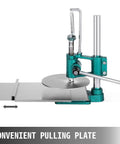 Kickass Manual Dough Roller And Stainless Steel Pasta Sheeter With Hella Smooth Adjustments Easy Flatten Pizza Crusts side view