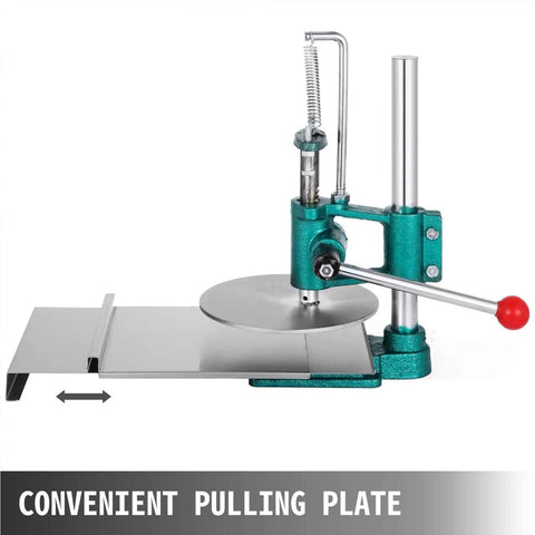 Kickass Manual Dough Roller And Stainless Steel Pasta Sheeter With Hella Smooth Adjustments Easy Flatten Pizza Crusts side view