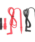 Test leads and clips for Desktop Digital Multimeter With 3.7 Inch LCD And True RMS Temperature Tester 55000 Counts Data Logging