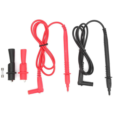 Test leads and clips for Desktop Digital Multimeter With 3.7 Inch LCD And True RMS Temperature Tester 55000 Counts Data Logging
