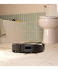 Self-Emptying Robot Vacuum with Ultra Strong Suction and Obstacle Detection in bathroom, 60 day auto-empty feature