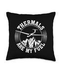 Glider Pilot Throw Pillow For Sailplane Lovers Ready To Fly Cozy Home Decor For Aviation Enthusiasts Who Dig Soaring The Skies