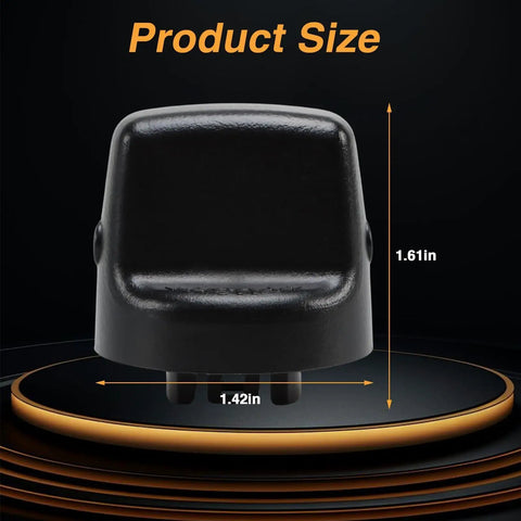 Keyless Ignition Start Knob Replacement For Mitsubishi Lancer And Outlander, displaying size dimensions, fits 4408A031 4408A167