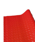 Heavy Duty Red PVC Garage Floor Mat Roll 1.5x2m Cuttable, Non Slip, Easy to Clean, Durable Floor Protector for Garage close-up