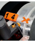 Close-up of Sealed Filament Spool Enclosure Set It And Forget It For AMS Lite Compatible Dryer Box installed on Bambu Lab A1