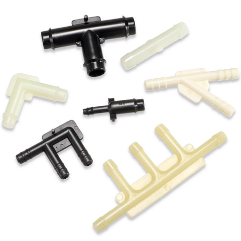ZAVOOS 159-piece nylon automotive vacuum connector assortment with T, elbow and barb fittings