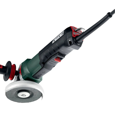 5 Inch Brushless Angle Grinder 2000 Watt Pro Grade Workhorse For Industrial Use With Marathon Brushless Motor visible in profile view