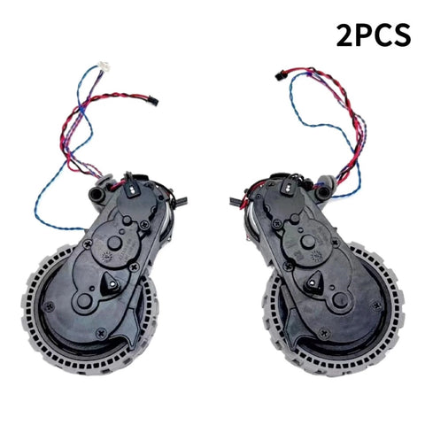 Two replacement wheel assemblies with wiring for Ecovacs Deebot X1 OMNI, T10 Plus and T20 robot vacuum