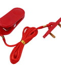 Red clip-on Two Pack Universal Treadmill Safety Key Emergency Stop Switch For Running Machines And Gym Equipment Compact ABS Key
