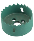 Super Tough Alloy Steel Recessed Light Hole Saw Kit For Drywall Ceiling Drilling With Connecting Rod And Bits To Cut Perfect 70Mm Openings For Can Lights Installation Quick Work 70mm steel hole saw bit for drywall ceiling drilling, front view