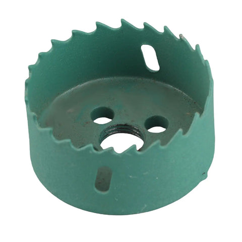 Super Tough Alloy Steel Recessed Light Hole Saw Kit For Drywall Ceiling Drilling With Connecting Rod And Bits To Cut Perfect 70Mm Openings For Can Lights Installation Quick Work 70mm steel hole saw bit for drywall ceiling drilling, front view
