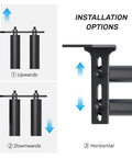 Heavy Duty Sliding Gate Guide Roller Set With 6 Inch Gate Roller, L Shaped Rear Post Bracket, installation options image