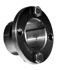 Workhorse H Style Pulley Bushing Featuring Rock Solid Carbon Steel Build With Slick 1 3/8 Inch Bore Split Taper Locking Design for keyed shafts.