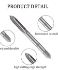 Close-up of Two Pack M5 X 0.8 Hand Taps For Internal Threading And Repair, showing sharp threads and durability features.