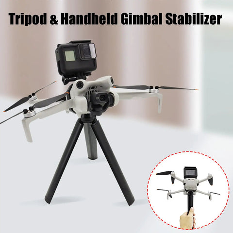 Vlog Ready Drone Camera Mount Top Carry Extension Bracket With One Quarter Inch Screw Tripod Adapter, drone on tripod