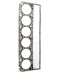 Beefy C11 Engine Full Gasket Set For Caterpillar Cat Motor Grader 14M head gasket view showing precision cut rubber and seals.
