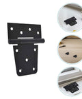 Heavy Duty Gate Hinges Set For Wood And Metal Gates Built To Last For Barn Fence And Exterior Shed Doors 5 Pack Easy Install
