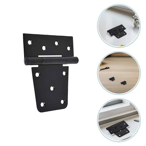 Heavy Duty Gate Hinges Set For Wood And Metal Gates Built To Last For Barn Fence And Exterior Shed Doors 5 Pack Easy Install